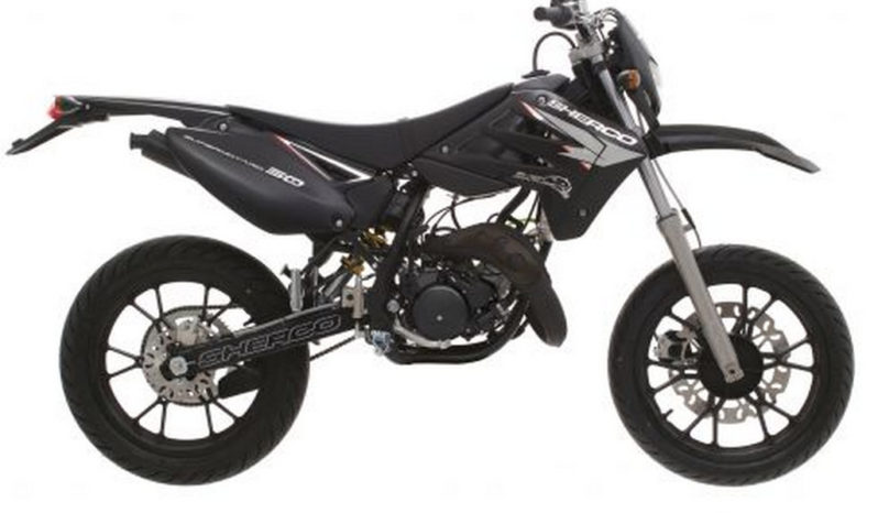 Sherco SM 50 Black Panther 2013 lleno