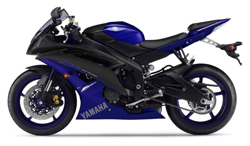 Yamaha YZF R6 Race Blu 2014 lleno