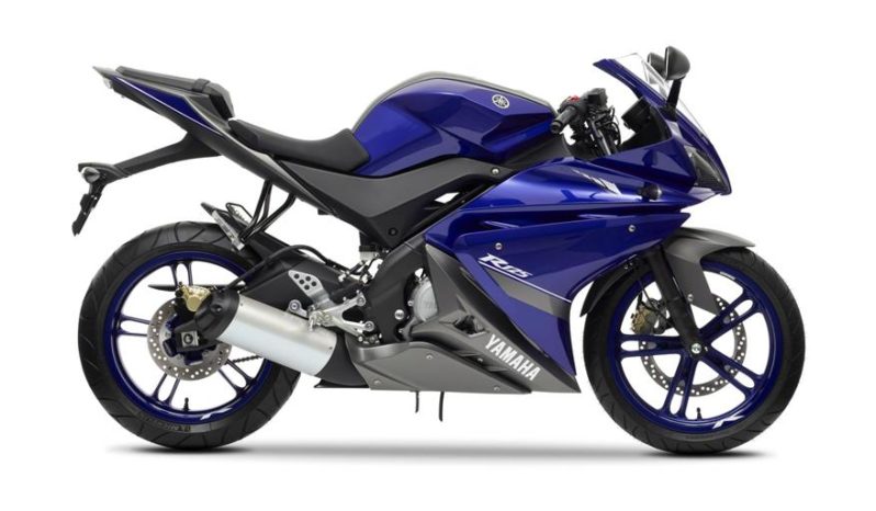 Yamaha YZF-R125 Race Blu 2013 lleno