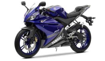 Yamaha YZF-R125 Race Blu 2013 lleno